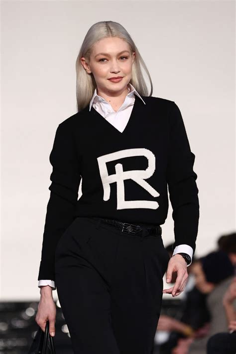 gigi hadid ralph lauren 2022.